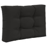 Coussin de canapé d'extérieur 3 pcs Noir Polyester 531023531023