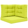 Coussin de canapé d'extérieur 3 pcs Vert Polyester 531025531025