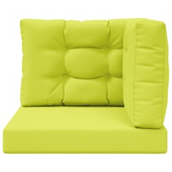 Coussin de canapé d'extérieur 3 pcs Vert Polyester 531025531025