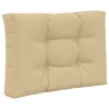 Coussin de canapé d'extérieur 3 pcs Beige Polyester 531026531026