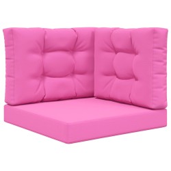 Coussin de canapé d'extérieur 3 pcs Rose Polyester 531028531028