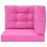 Coussin de canapé d'extérieur 3 pcs Rose Polyester 531028531028