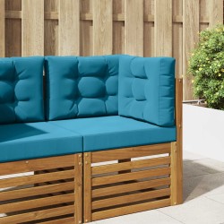 Coussin de canapé d'extérieur 3 pcs Bleu royal Polyester 531031531031