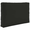 Coussin de canapé d'extérieur 2 pcs Noir Polyester 531033531033