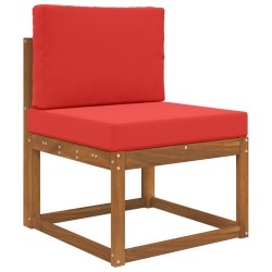 Coussin de canapé d'extérieur 2 pcs Rouge Polyester 531035531035