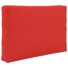 Coussin de canapé d'extérieur 2 pcs Rouge Polyester 531035531035