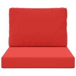 Coussin de canapé d'extérieur 2 pcs Rouge Polyester 531035531035