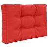 Coussin de canapé d'extérieur 2 pcs Rouge Polyester 531036531036
