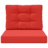 Coussin de canapé d'extérieur 2 pcs Rouge Polyester 531036531036