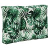 Coussin de canapé d'extérieur 3 pcs Motif feuille Polyester 531037531037
