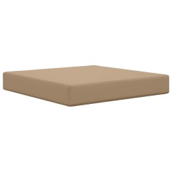 Coussin de canapé d'extérieur 2 pcs Taupe Polyester 531038531038