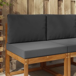 Coussin de canapé d'extérieur 2 pcs Anthracite Polyester 531039531039