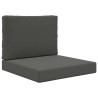 Coussin de canapé d'extérieur 2 pcs Anthracite Polyester 531039531039