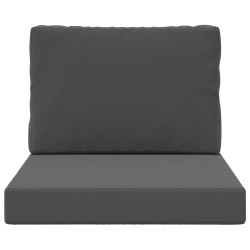 Coussin de canapé d'extérieur 2 pcs Anthracite Polyester 531039531039