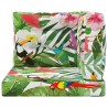 Coussin de canapé d'extérieur 3 pcs coloré Polyester 531041531041