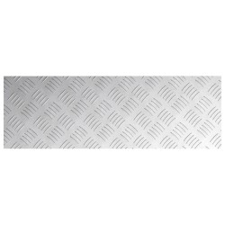 Nez de marche Rectangulaire 4 pcs Argenté 75 x 25 cm Aluminium 531043531043