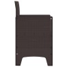Chaise de jardin 2 pcs Marron 53 x 49 x 85 cm Polypropylène 531050531050