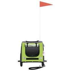 Remorque de vélo pour animaux de compagnie vert et gris 531058531058