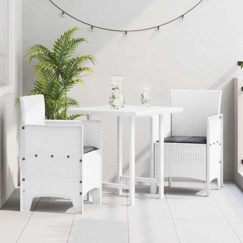 Chaise de jardin 2 pcs Blanc 53 x 49 x 85 cm Polypropylène 531059531059