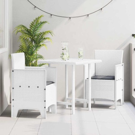 Chaise de jardin 2 pcs Blanc 53 x 49 x 85 cm Polypropylène 531059531059