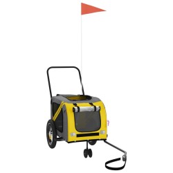 Remorque de vélo pour animaux de compagnie jaune et noir 531065531065