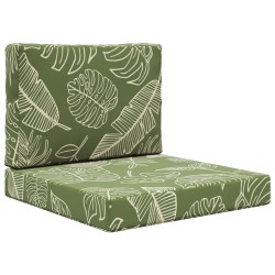 Coussin de canapé d'extérieur 2 pcs Modèle feuille Polyester 531071531071