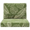 Coussin de canapé d'extérieur 2 pcs Modèle feuille Polyester 531071531071