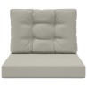 Coussin de canapé d'extérieur 2 pcs Gris Polyester 531072531072
