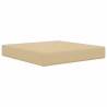 Coussin de canapé d'extérieur 2 pcs Beige Polyester 531074531074