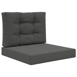 Coussin de canapé d'extérieur 2 pcs Anthracite Polyester 531076531076