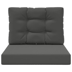 Coussin de canapé d'extérieur 2 pcs Anthracite Polyester 531076531076