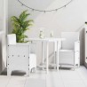 Chaise de jardin 2 pcs Blanc 53 x 49 x 85 cm Polypropylène 531081531081