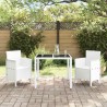 Chaise de jardin 2 pcs Blanc 53 x 49 x 85 cm Polypropylène 531081531081