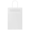 Sacs en papier 250 pcs avec poignées blanc 21x11x31 cm 531083531083