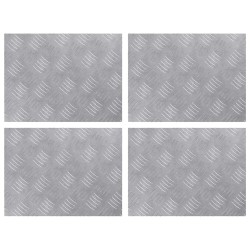 Nez de marche Rectangulaire 4 pcs Argenté 40 x 30 cm Aluminium 531085531085