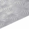 Nez de marche Rectangulaire 4 pcs Argenté 40 x 30 cm Aluminium 531085531085