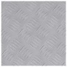 Nez de marche Carré 4 pcs Argenté 30 x 30 cm Aluminium 531086531086