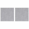 Nez de marche Carré 2 pcs Argenté 30 x 30 cm Aluminium 531087531087