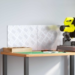 Nez de marche Rectangulaire 2 pcs Argenté 40 x 30 cm Aluminium 531089531089