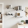 Étagères murales 4 pcs sonoma gris 60x30x1,5 cm bois ingénierie 531090531090