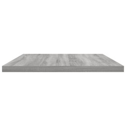 Étagères murales 4 pcs sonoma gris 60x30x1,5 cm bois ingénierie 531090531090