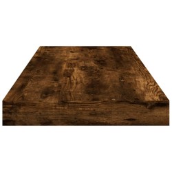 Étagères murales 4 pcs chêne fumé 60x10x1,5cm bois d'ingénierie 531091531091