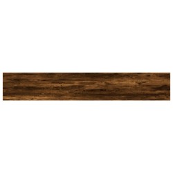 Étagères murales 4 pcs chêne fumé 60x10x1,5cm bois d'ingénierie 531091531091
