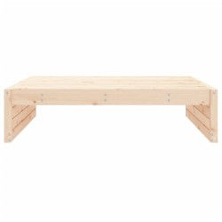 Repose-pied de jardin 120x80 cm bois de pin massif 531092531092
