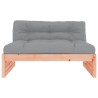 Canapé central 120x80 cm bois massif douglas 531096531096