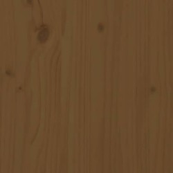 Repose-pied de jardin 120x80 cm marron miel bois de pin massif 531101531101