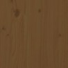 Repose-pied de jardin 120x80 cm marron miel bois de pin massif 531101531101
