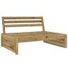 Canapé central 120x80 cm bois de pin imprégné 531105531105