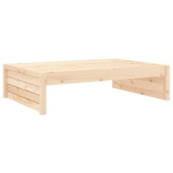 Repose-pied de jardin 120x80 cm bois de pin massif 531107531107