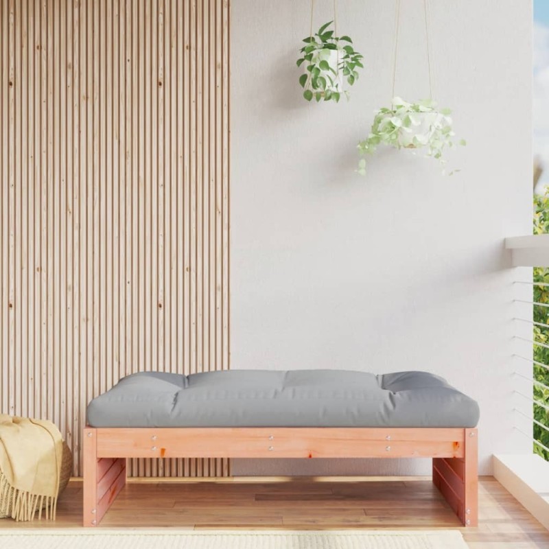Repose-pied de jardin 120x80 cm massif de douglas 531112531112